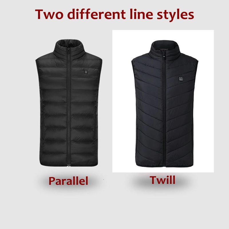 Mens Vests USB Infrared 11 Heating Areas Jacket Winter Electric Heated Waistcoat For Sports Hiking Oversized 5XL 221117