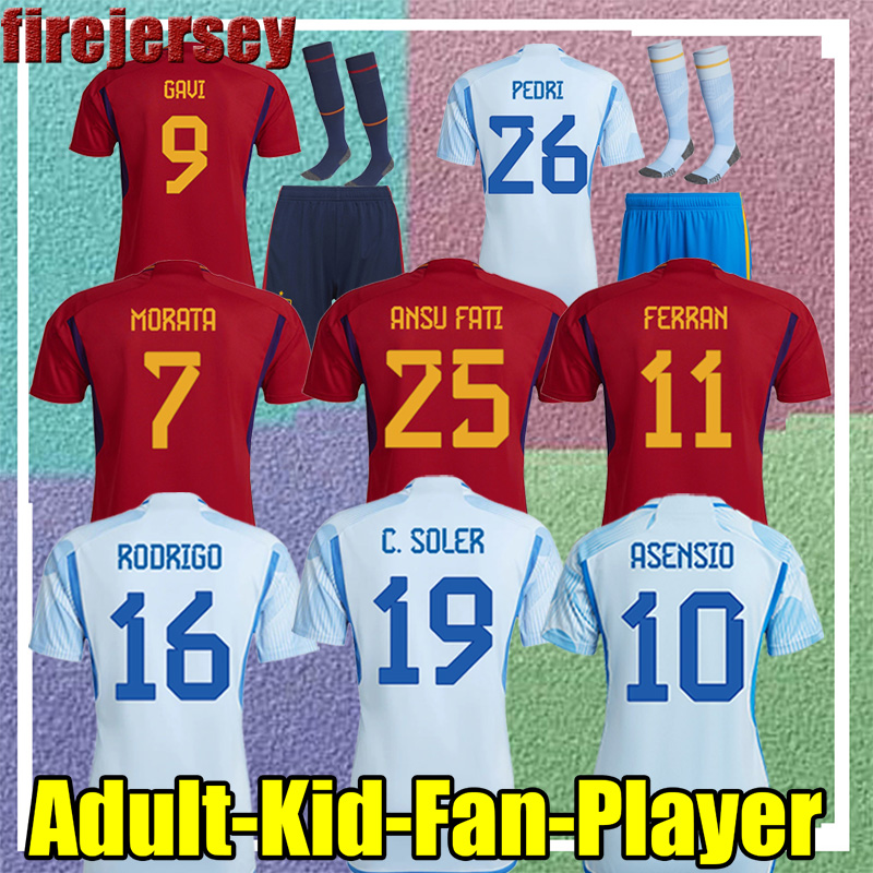 2022 spain soccer jersey fans player version ANSU FATI ASENSIO MORATA F TORRES KOKE GAVI C SOLER football shirt world cup men kids kits tops tee shirts 81012, Home kids sock
2022 spain soccer jersey fans player version ANSU FATI ASENSIO MORATA F TORRES KOKE GAVI C SOLER football shirt world cup men kids kits tops tee shirts 81012, Home kids sock