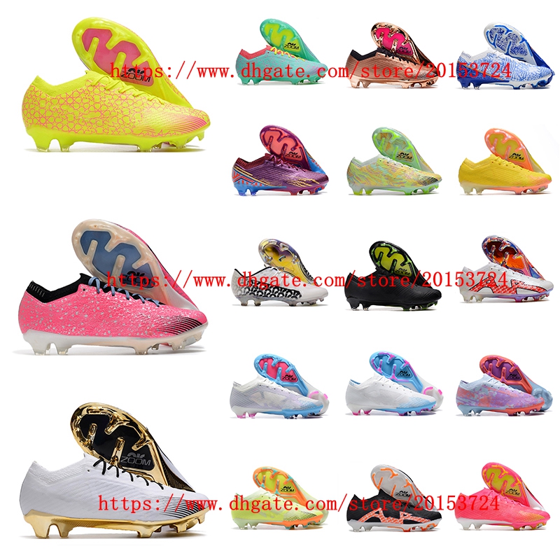 2022 soccer shoes quality mens Zoomes Mercurial Vapores XV Elite FG Low Cleats Outdoor Trainers Spikes Leather Football boots Green Yellow White Black Red Blue, As picture 16
2022 soccer shoes quality mens Zoomes Mercurial Vapores XV Elite FG Low Cleats Outdoor Trainers Spikes Leather Football boots Green Yellow White Black Red Blue, As picture 16