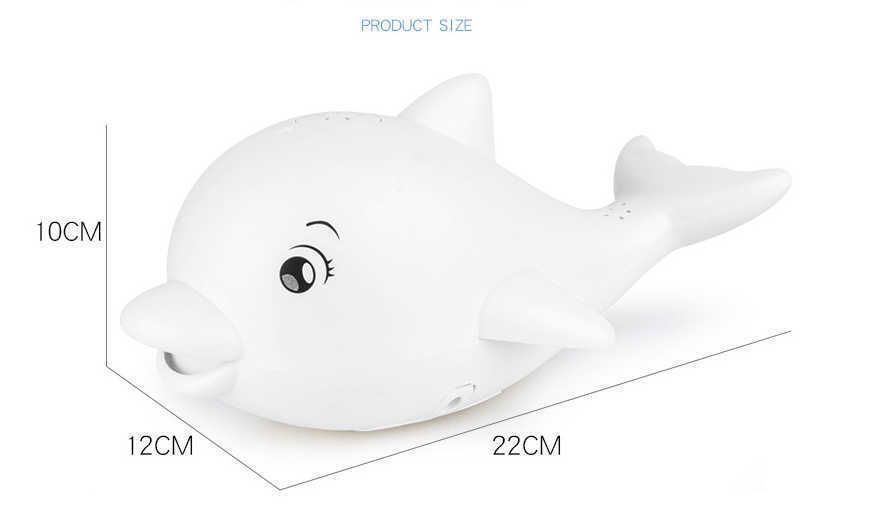 Baby Kids Bath Toys Whale Automatic Spray Water Toy with LED Light Sprinkler tub Shower for Toddlers Kids Boys