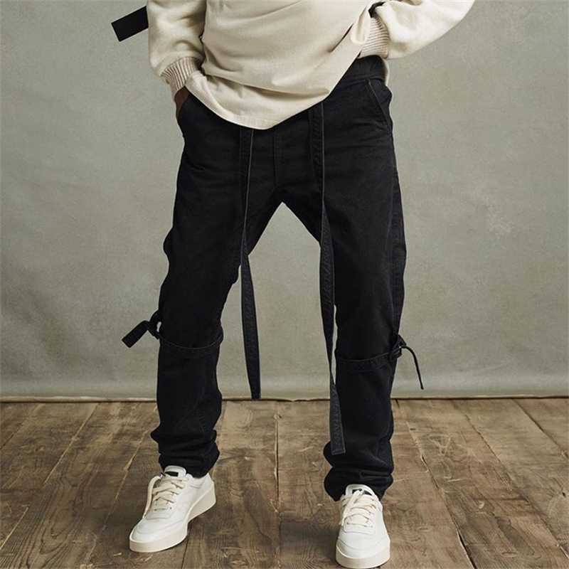 ess sweatpants of god fear Season 7 main line pants high street drawstring streamer leisure trend loose fog overalls men ayw, Black
ess sweatpants of god fear Season 7 main line pants high street drawstring streamer leisure trend loose fog overalls men ayw, Black
