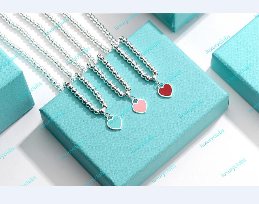tiff necklace 925 Sterling Silver Beads pendant necklaces female jewelry exquisite craftsmanship with official logo classic blue heart with logos Luxury designer
tiff necklace 925 Sterling Silver Beads pendant necklaces female jewelry exquisite craftsmanship with official logo classic blue heart with logos Luxury designer