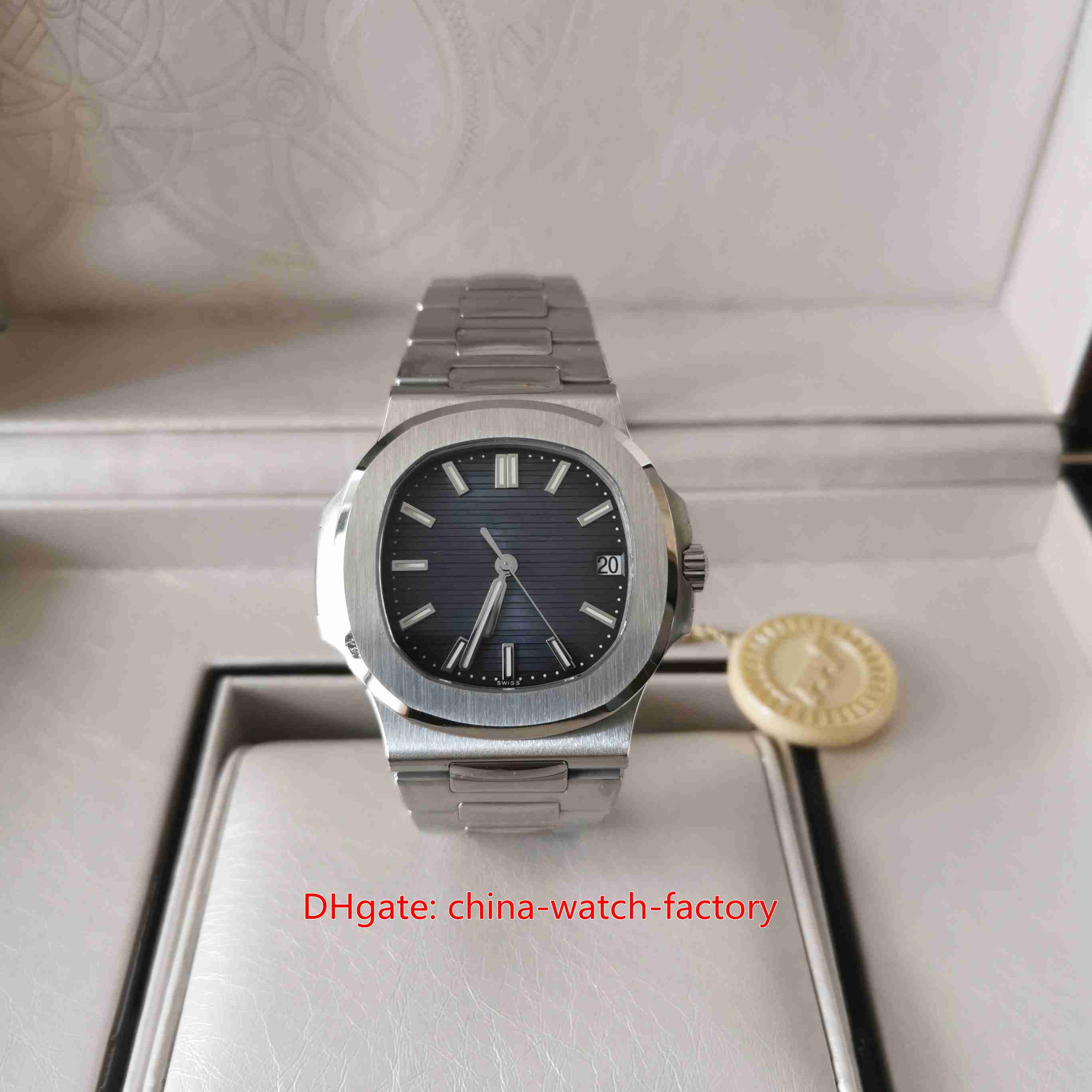 PPF Factory Mens Watch Super Quality Watches 40.5mm Nautilus 5711/1A 010 Sapphire 904L Steel CAL.324SC Movement Transparent Mechanical Automatic Men's Wristwatches
PPF Factory Mens Watch Super Quality Watches 40.5mm Nautilus 5711/1A 010 Sapphire 904L Steel CAL.324SC Movement Transparent Mechanical Automatic Men's Wristwatches