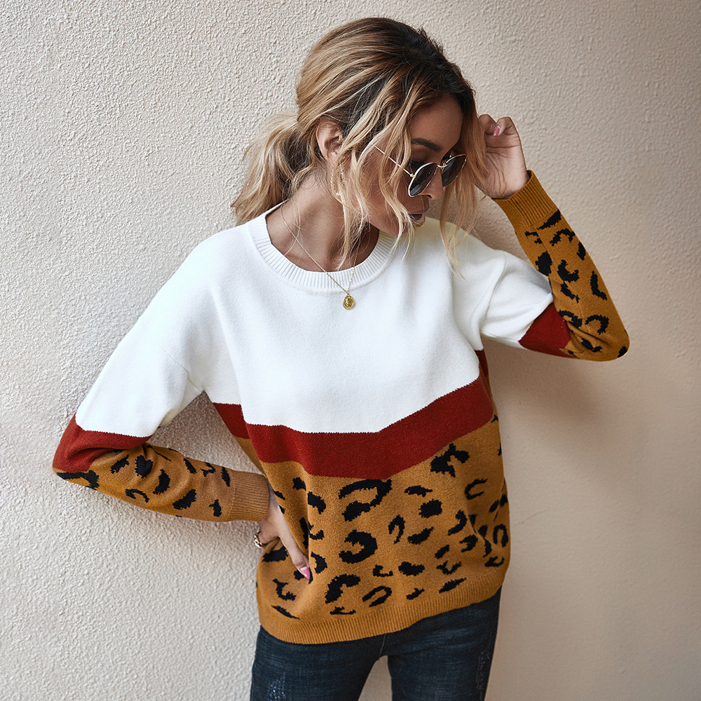 QNPQYX Fashion Women Leopard Sweater Autumn Winter Ladies O-Neck Full Sleeve Casual Jumpers Knitted Female Oversize Pullovers, Purple
QNPQYX Fashion Women Leopard Sweater Autumn Winter Ladies O-Neck Full Sleeve Casual Jumpers Knitted Female Oversize Pullovers, Purple