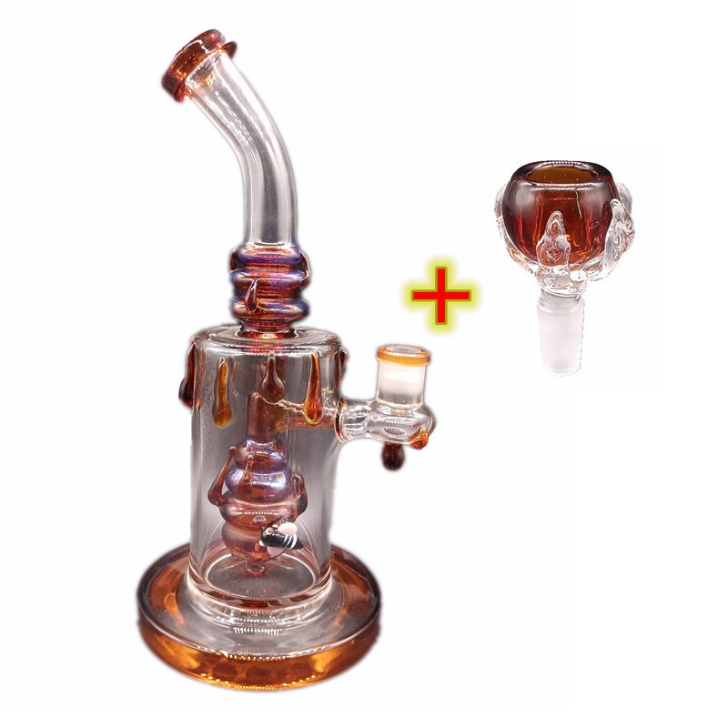 Orange Glass Bong 10 with Percolator & Dab Rig: Oil Burner Water Pipe + Bowl Accessories - Smoke in Style!
Orange Glass Bong 10 with Percolator & Dab Rig: Oil Burner Water Pipe + Bowl Accessories - Smoke in Style!