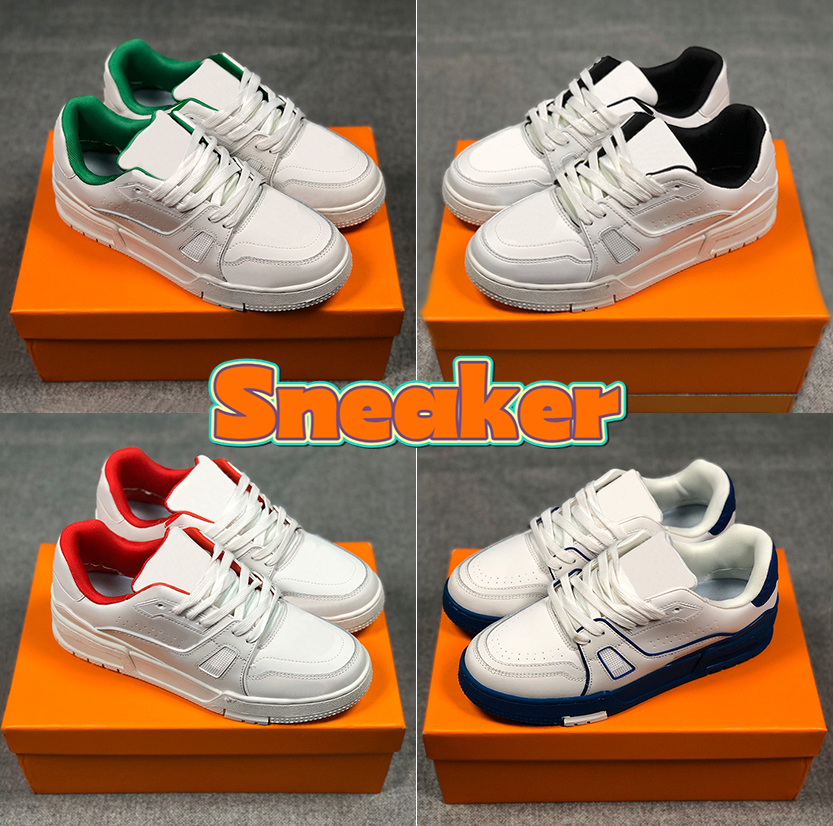 Designer Casual Shoes 54s logo print Leather Trainer Sneaker green black red blue signature purple white signature brown Luxury men sports trainers sneakers, Shoe box
Designer Casual Shoes 54s logo print Leather Trainer Sneaker green black red blue signature purple white signature brown Luxury men sports trainers sneakers, Shoe box