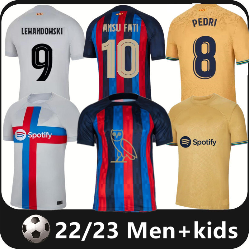 22 23 home PEDRI LEWANDOWSKI soccer jerseys ADAMA GAVI camiseta de futbol R. ARAUJO 2022 2023 FC ANSU FATI MEMPHIS DEST football shirt Player version XXXL 4XL
22 23 home PEDRI LEWANDOWSKI soccer jerseys ADAMA GAVI camiseta de futbol R. ARAUJO 2022 2023 FC ANSU FATI MEMPHIS DEST football shirt Player version XXXL 4XL