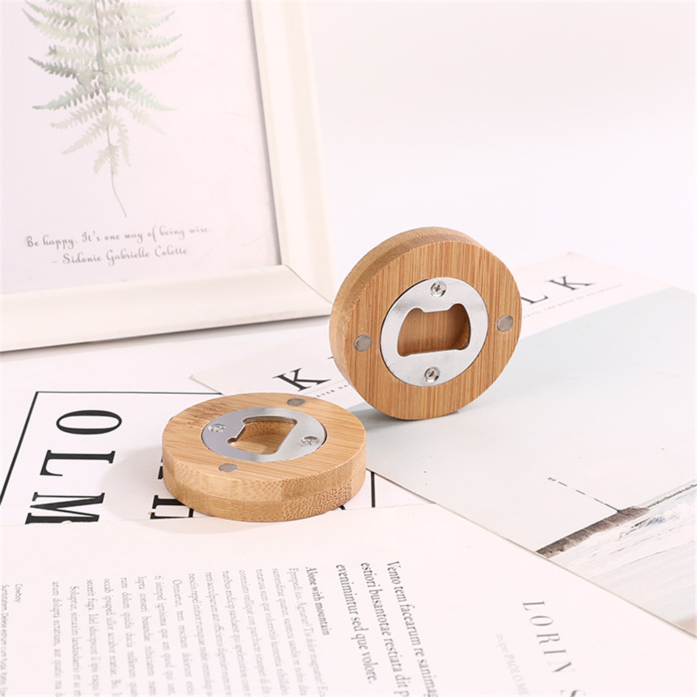 Bamboo Beer Bottle Opener with Magnetic Fridge Magnet for Home Kitchens Bars Parties KDJK2211
Bamboo Beer Bottle Opener with Magnetic Fridge Magnet for Home Kitchens Bars Parties KDJK2211