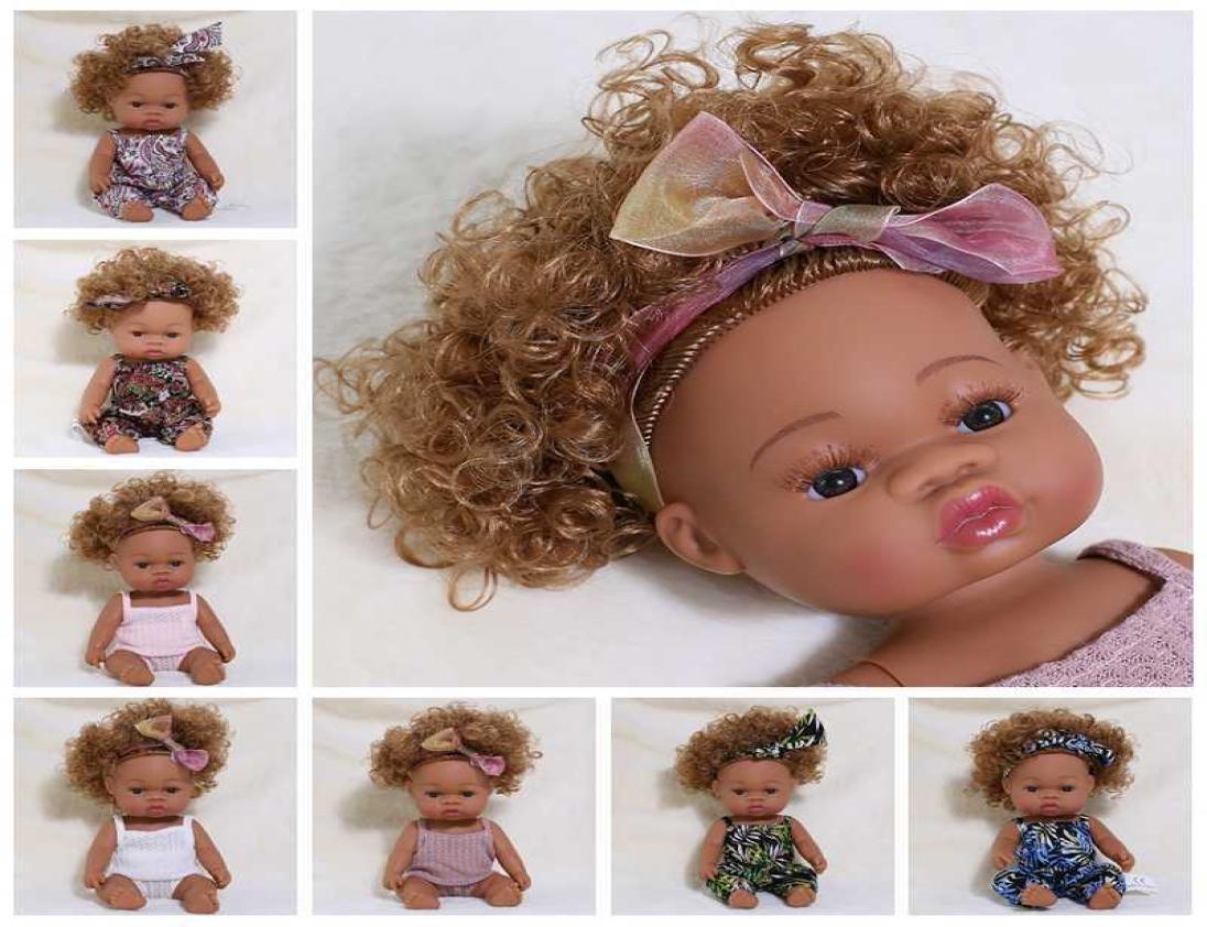 Reborn Black Doll 35CM Full Body Silicone Vinyl Baby Toys For Girls Boys Soft Lifelike Newborn Baby Doll Toy For Christmas Gift Q01278115
Reborn Black Doll 35CM Full Body Silicone Vinyl Baby Toys For Girls Boys Soft Lifelike Newborn Baby Doll Toy For Christmas Gift Q01278115