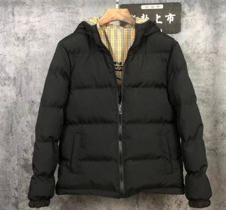 2022 winter jackets for men black plaid reversible down cotton padded puffer jacket Men's coat
2022 winter jackets for men black plaid reversible down cotton padded puffer jacket Men's coat