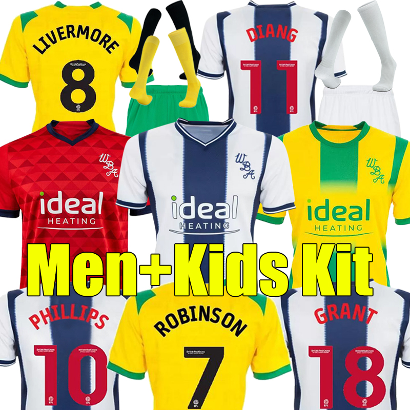 22/23 WEST Bromwich Soccer Jerseys LIVERMORE DIANG BRUNT Albion football shirt 2022 2023 Home Robinson GRANT Mowatt PHILLIPS Men Kids Kits sock Full sets uniform, 22-23 third
22/23 WEST Bromwich Soccer Jerseys LIVERMORE DIANG BRUNT Albion football shirt 2022 2023 Home Robinson GRANT Mowatt PHILLIPS Men Kids Kits sock Full sets uniform, 22-23 third