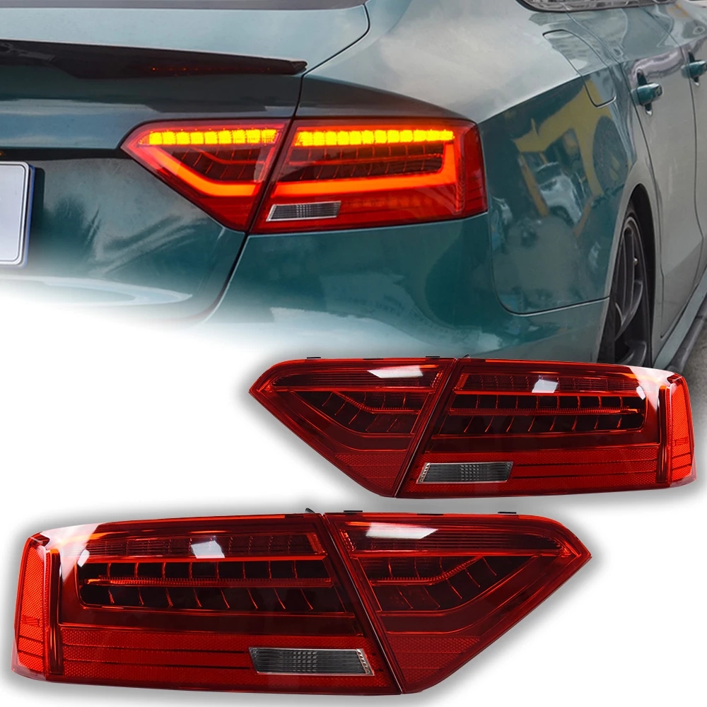 Car styling taillights assembly For Audi 2008-16 A5 Tail Lights Led Fog Lights DRL turn signal brake Light Tuning auto Accessories