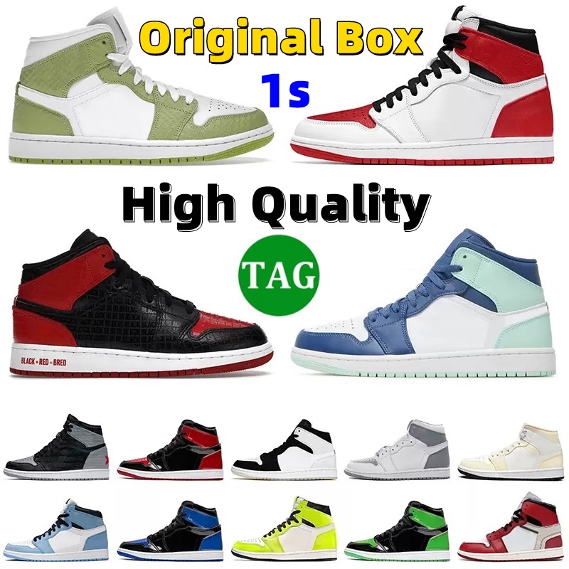 2022 Jumpman 1 Basketball Shoes 1S Men Women Running Outdoor Sneakers Sports Shoes Obsidian OG High Pine Green Black Court Purple Royal Bred, 48
2022 Jumpman 1 Basketball Shoes 1S Men Women Running Outdoor Sneakers Sports Shoes Obsidian OG High Pine Green Black Court Purple Royal Bred, 48