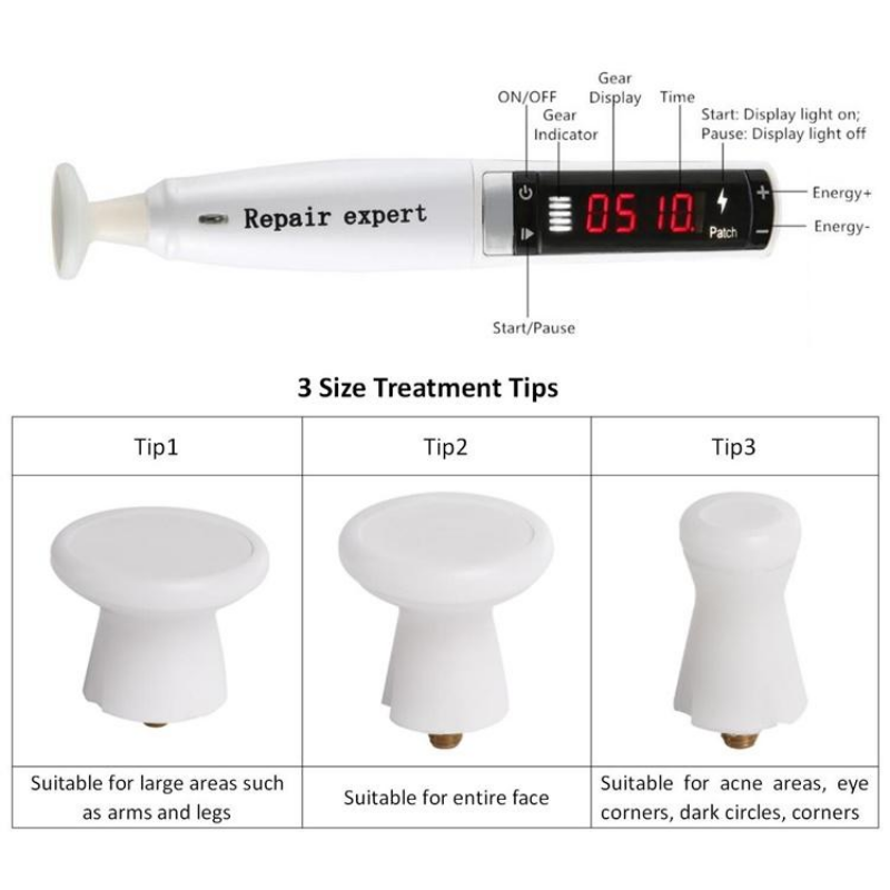 2022 Sincoheren High Frequency Jet Plasma Pen Face Lift Acne Removal Skin Tightening Skin Beauty Machine