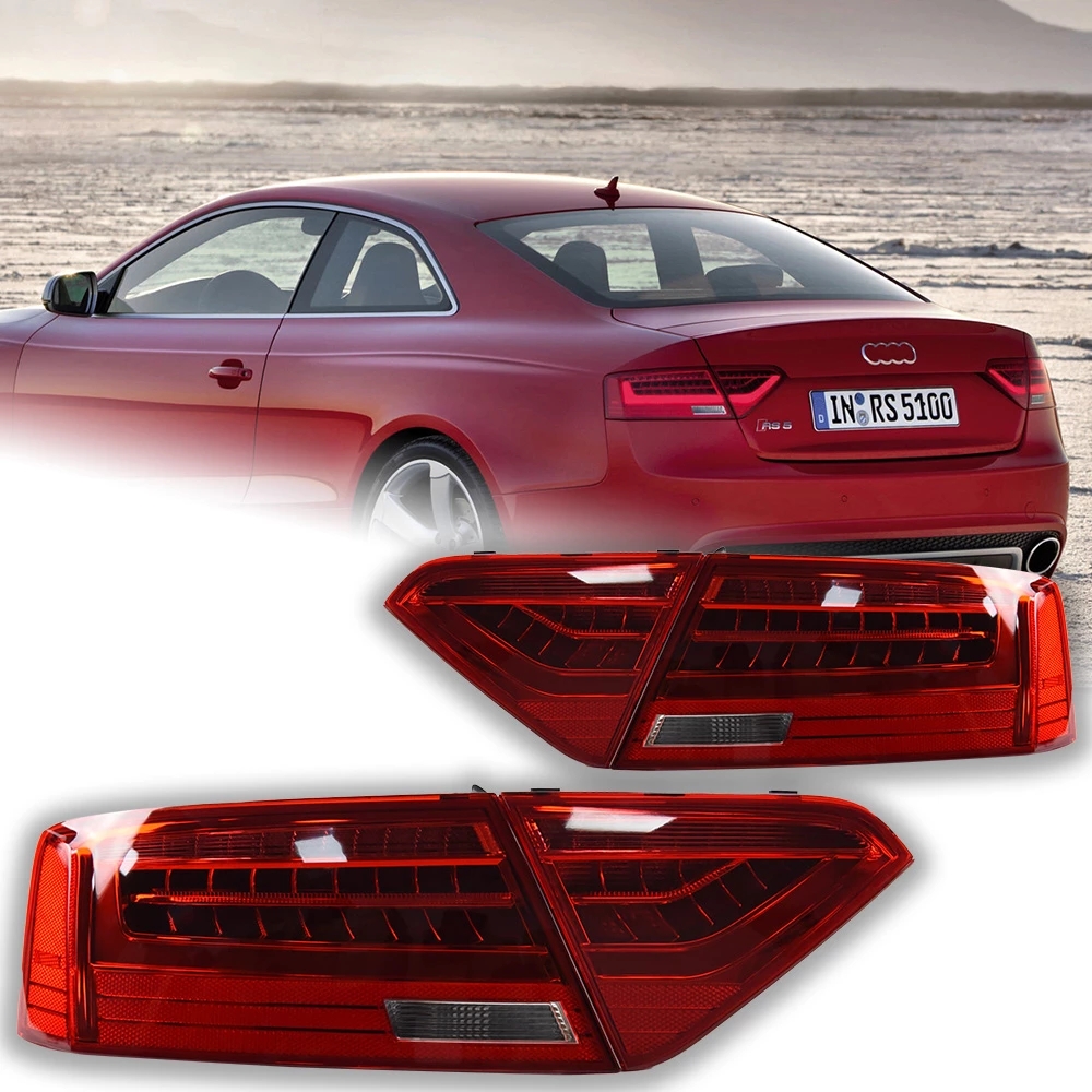 Car styling taillights assembly For Audi 2008-16 A5 Tail Lights Led Fog Lights DRL turn signal brake Light Tuning auto Accessories
