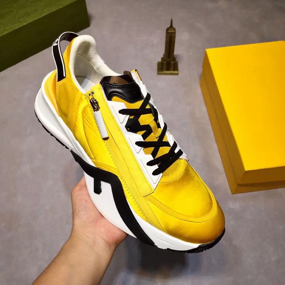 luxury Men FLOW Sneakers Shoes Comfort Nylon Suede Casual Women Sports Zipper Rubber Runner Sole Tech Fabrics Outdoor Trainer man sneaker