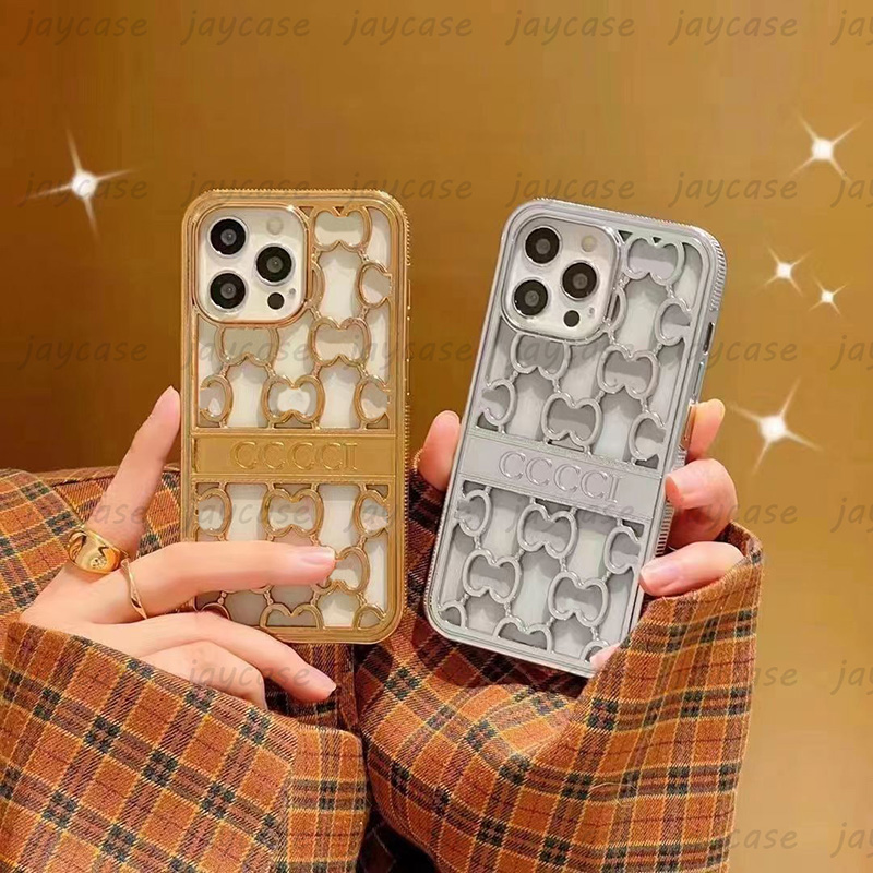 Fashion Gold Frame Designer Phone Cases For Iphone 14 Pro Max Plus 13 12 11 Luxury Hollow Out Silver Letters G Case Shockproof Cover Shell
Fashion Gold Frame Designer Phone Cases For Iphone 14 Pro Max Plus 13 12 11 Luxury Hollow Out Silver Letters G Case Shockproof Cover Shell