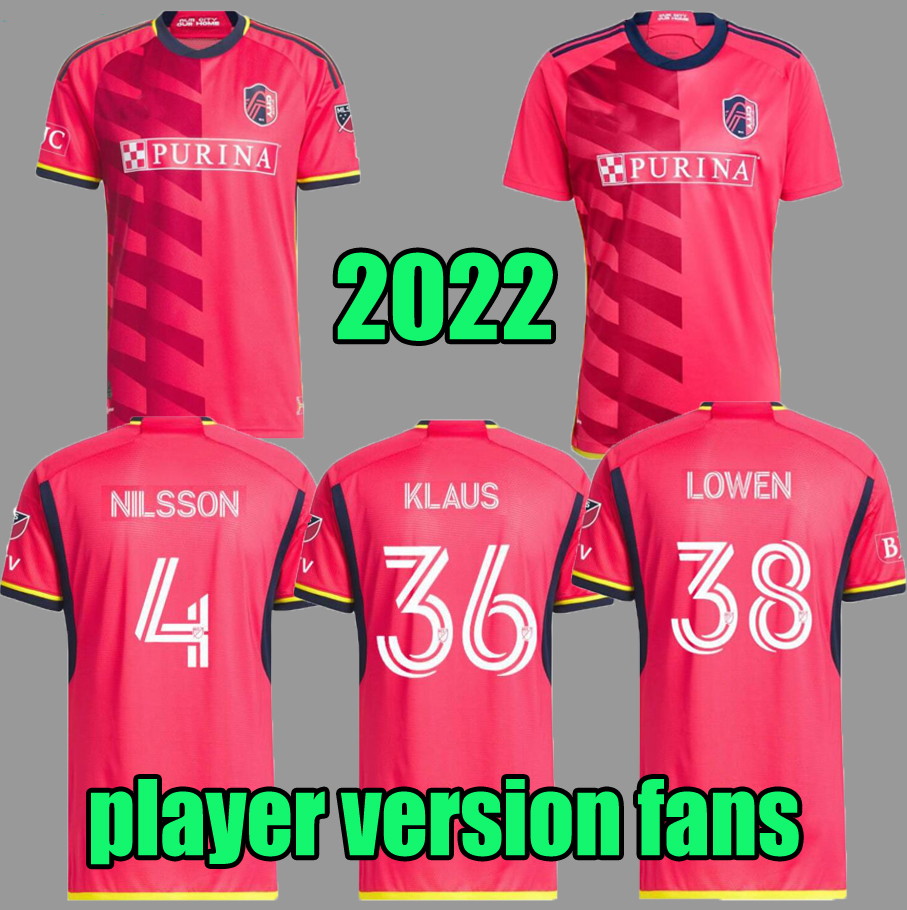 22 23 St. L ouis City SOCCER JERSEYS NEW 2022 st Louis''RED' SC NILSSON KLAUSS NELSON GIOACCHINI VASSILEV BELL PIDRO FOOTBALL SHIRT home player version fans, Black
22 23 St. L ouis City SOCCER JERSEYS NEW 2022 st Louis''RED' SC NILSSON KLAUSS NELSON GIOACCHINI VASSILEV BELL PIDRO FOOTBALL SHIRT home player version fans, Black