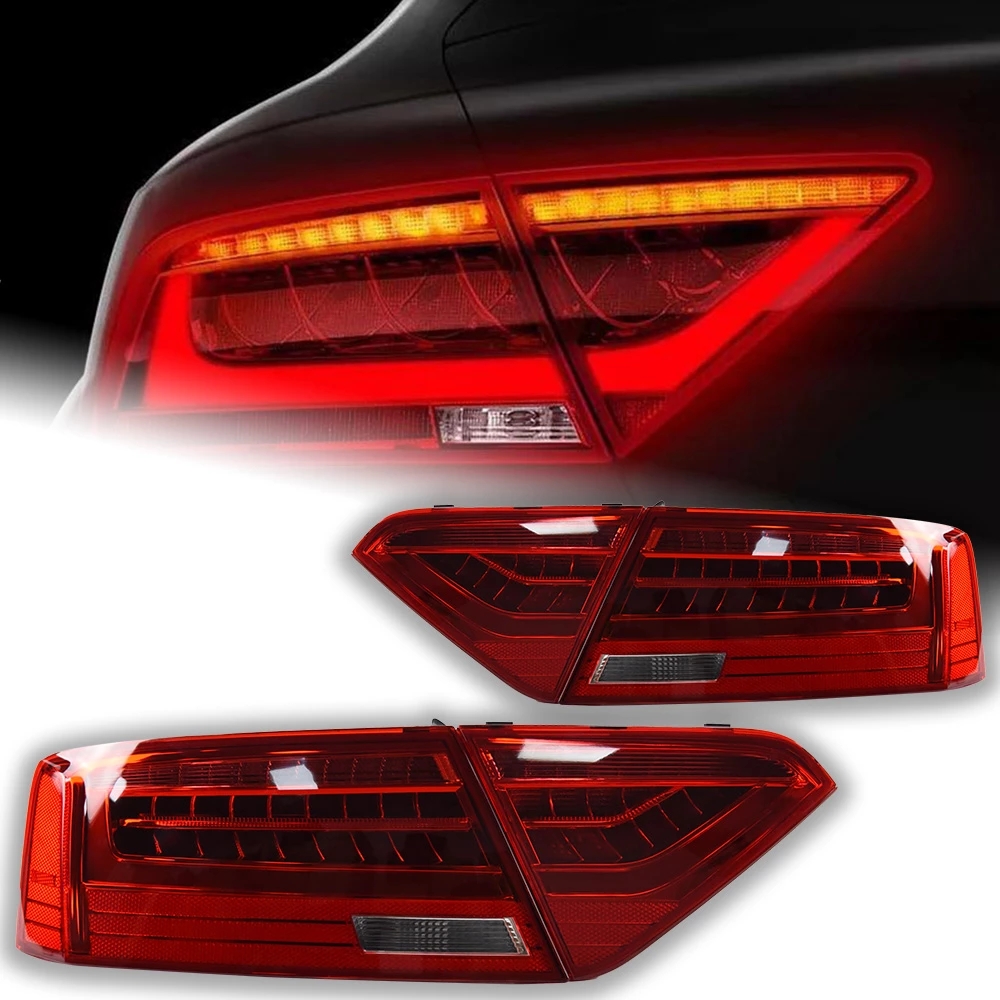 Car styling taillights assembly For Audi 2008-16 A5 Tail Lights Led Fog Lights DRL turn signal brake Light Tuning auto Accessories