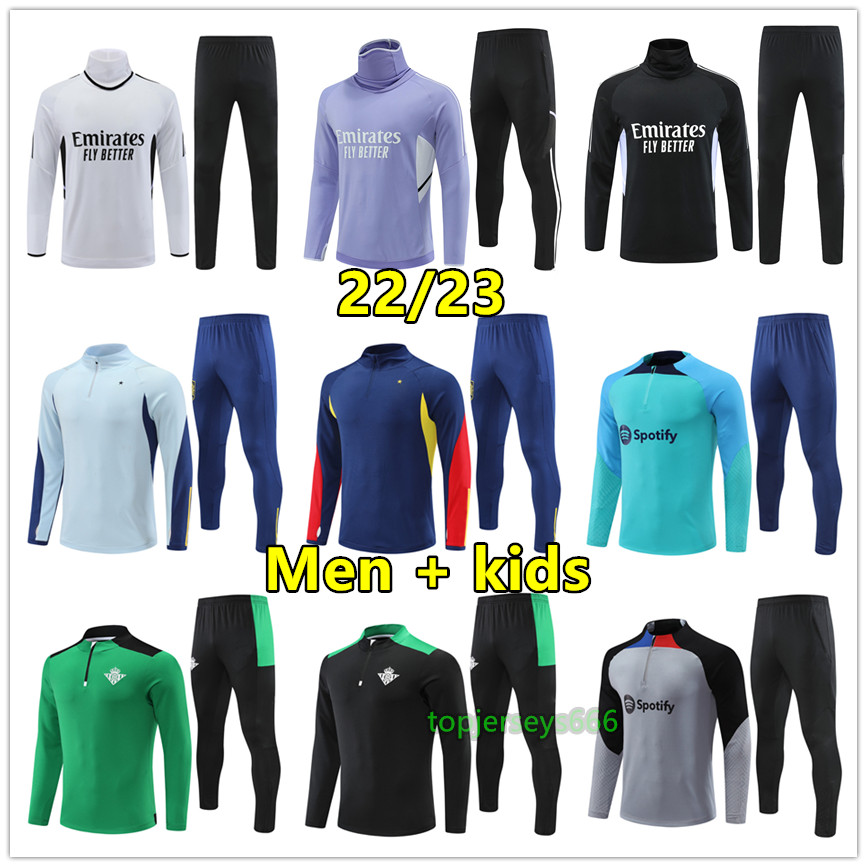2022 2023 spainS soccer tracksuit football training suit jersey shirt 22 23 MORATA GAVI Mens and kids football kit tracksuits Espana chandal futbol