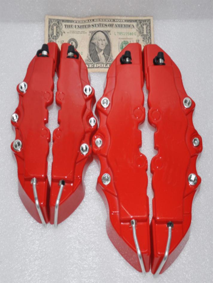4Pcs RED 3D Rear Caliper covers Embossed Brem Fit pliers covers Car Universal Disc Brake Caliper Covers Front Rear6091181
4Pcs RED 3D Rear Caliper covers Embossed Brem Fit pliers covers Car Universal Disc Brake Caliper Covers Front Rear6091181