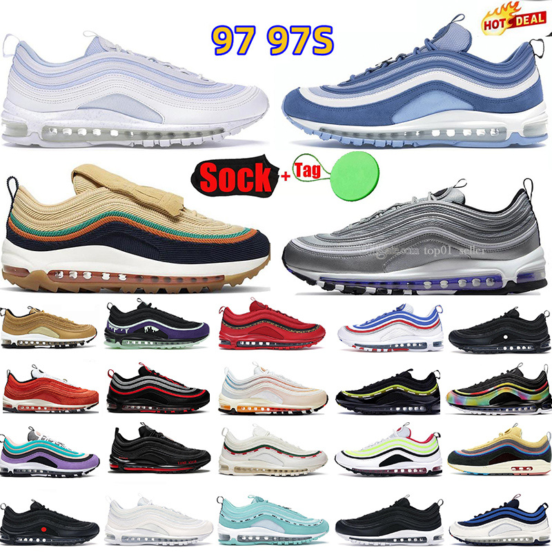Mens Running Shoes airmax 97 97s Golf OG x UNDEFEATED Undftd Silver Bullet Women Men Satan Reflective Bred MSCHF INRI Jesus Sports Sean Wotherspoon Purple sneakers, 15
Mens Running Shoes airmax 97 97s Golf OG x UNDEFEATED Undftd Silver Bullet Women Men Satan Reflective Bred MSCHF INRI Jesus Sports Sean Wotherspoon Purple sneakers, 15