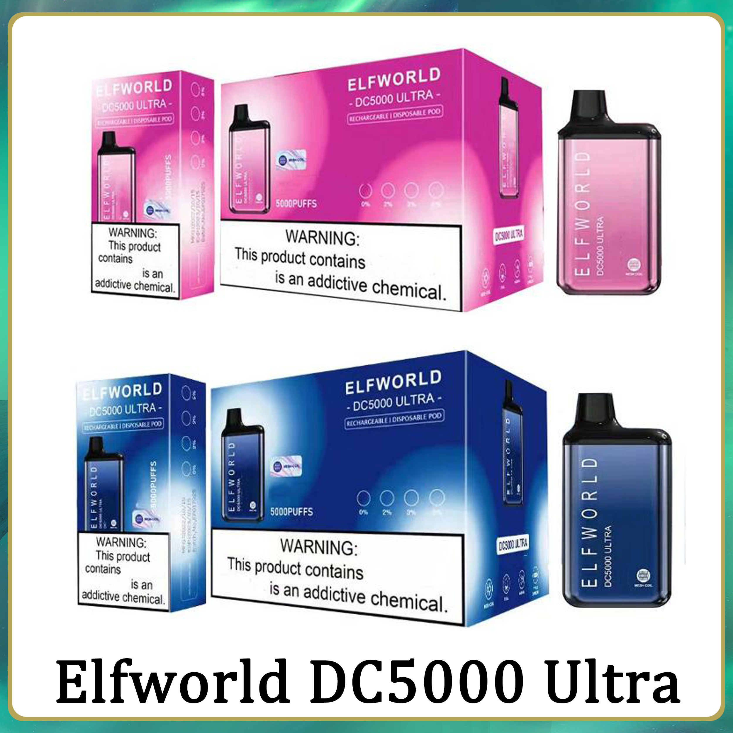 Original Elfworld Ultra 5000 Puffs Disposable Vape Pen E Cigarette With Rechargeable 650mAh Battery 13ml Prefilled Pod DC5000 Bar Kit 15 Flavors VS Elf BC5000
Original Elfworld Ultra 5000 Puffs Disposable Vape Pen E Cigarette With Rechargeable 650mAh Battery 13ml Prefilled Pod DC5000 Bar Kit 15 Flavors VS Elf BC5000