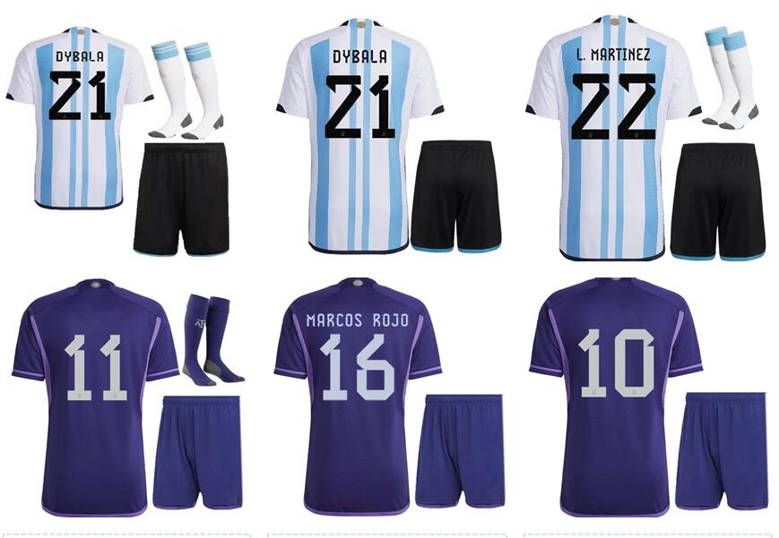 Adult kit 2022 2023 Argentina soccer Jerseys 22 23 MESSIS MAC ALLISTER DYBALA DI MARIA MARTINEZ DE PAUL MARADONA Men women football shirt
Adult kit 2022 2023 Argentina soccer Jerseys 22 23 MESSIS MAC ALLISTER DYBALA DI MARIA MARTINEZ DE PAUL MARADONA Men women football shirt