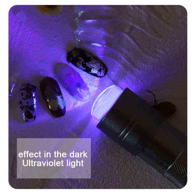 Nail Dryers Handheld Art Uv Press Light Lamp with Jelly Silicone Stamper Head Stamp Polish Print Quick Dry Manicure 220225