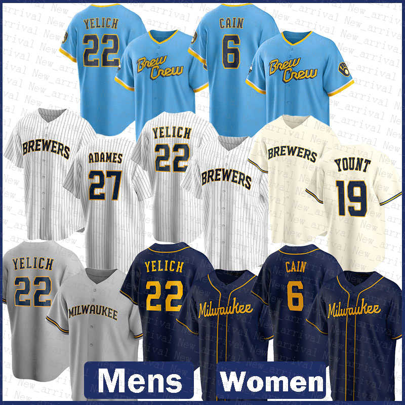 2022 2023 New Milwaukee Baseball Jersey Brewers 22 Christian Yelich 27 Willy Adames 19 Robin Yount 6 Lorenzo Cain 36 JC Mejia 24 Hunter Renfroe 0 Feliciano 3 Corey Ray, Mens(niangjiuren
2022 2023 New Milwaukee Baseball Jersey Brewers 22 Christian Yelich 27 Willy Adames 19 Robin Yount 6 Lorenzo Cain 36 JC Mejia 24 Hunter Renfroe 0 Feliciano 3 Corey Ray, Mens(niangjiuren