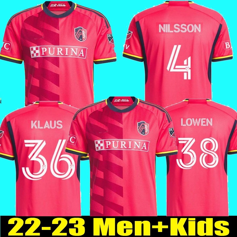2023 St L ouis City SOCCER JERSEYS NEW 2022 st Louis''RED' SC NILSSON 4 KLAUSS 36 NELSON GIOACCHINI VASSILEV BELL Home FOOTBALL SHIRT, Home+patch
2023 St L ouis City SOCCER JERSEYS NEW 2022 st Louis''RED' SC NILSSON 4 KLAUSS 36 NELSON GIOACCHINI VASSILEV BELL Home FOOTBALL SHIRT, Home+patch