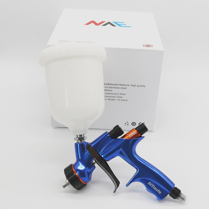 Spray Guns NVE 1.3mm Stainless Steel Nozzle Air /Water-Based Paint /Varnish er / /Air Tools 221118