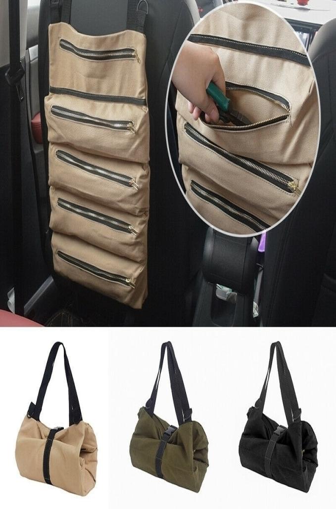 MultiPurpose Tool Roll Up Canvas Storage Bag Wrench Pouch Hanging Zipper Tote Organizer Y200325
MultiPurpose Tool Roll Up Canvas Storage Bag Wrench Pouch Hanging Zipper Tote Organizer Y200325