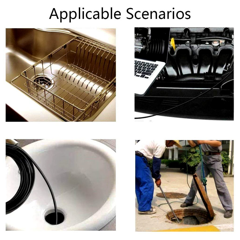 7MM Mini Endoscope Camera USB Waterproof 0.5-10M Hard Soft Wire Snake Tube Inspection Borescope Cameras For Car Android Smartphone Loptop PC Notebook 