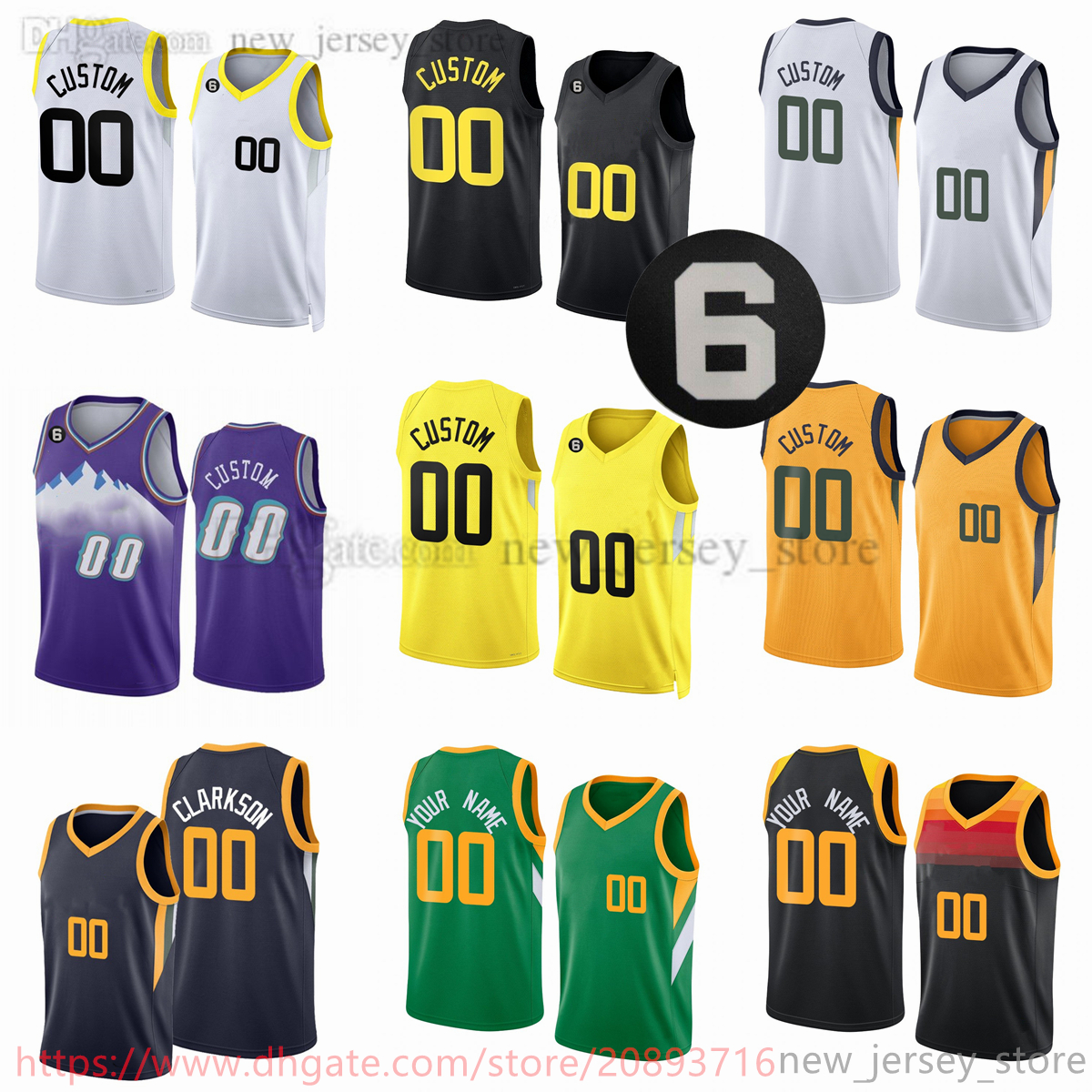 Custom 2023 New Season Printed Basketball Jerseys 0 Talen Horton-Tucker 22 Rudy 2 Collin Gay Sexton 95 Juan Toscano-Anderson 30 Ochai Agbaji 24 Walker Kessler 6 patch, Printed + 6 patch (with team logo)
Custom 2023 New Season Printed Basketball Jerseys 0 Talen Horton-Tucker 22 Rudy 2 Collin Gay Sexton 95 Juan Toscano-Anderson 30 Ochai Agbaji 24 Walker Kessler 6 patch, Printed + 6 patch (with team logo)