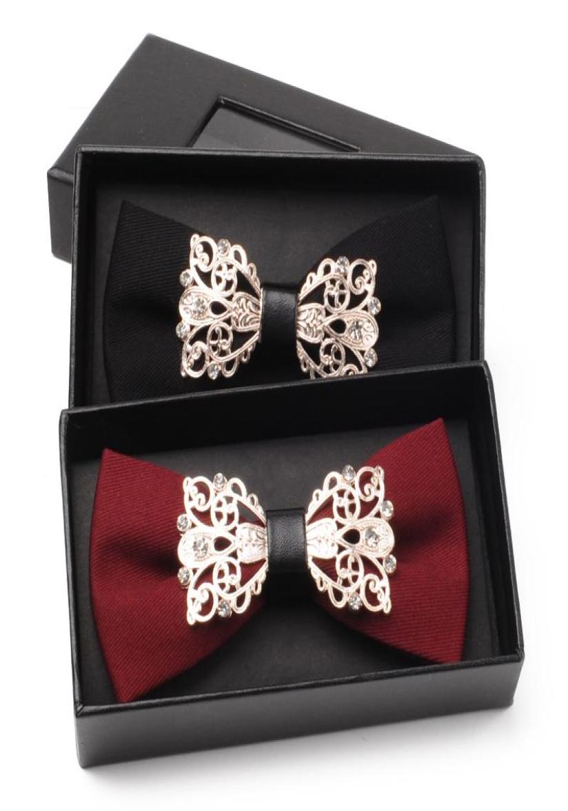 Bow Ties Arrivals High Quality Tie For Men Party Wedding Butterfly Fashion Metal Crown Bowtie With RhinestoneBow
Bow Ties Arrivals High Quality Tie For Men Party Wedding Butterfly Fashion Metal Crown Bowtie With RhinestoneBow