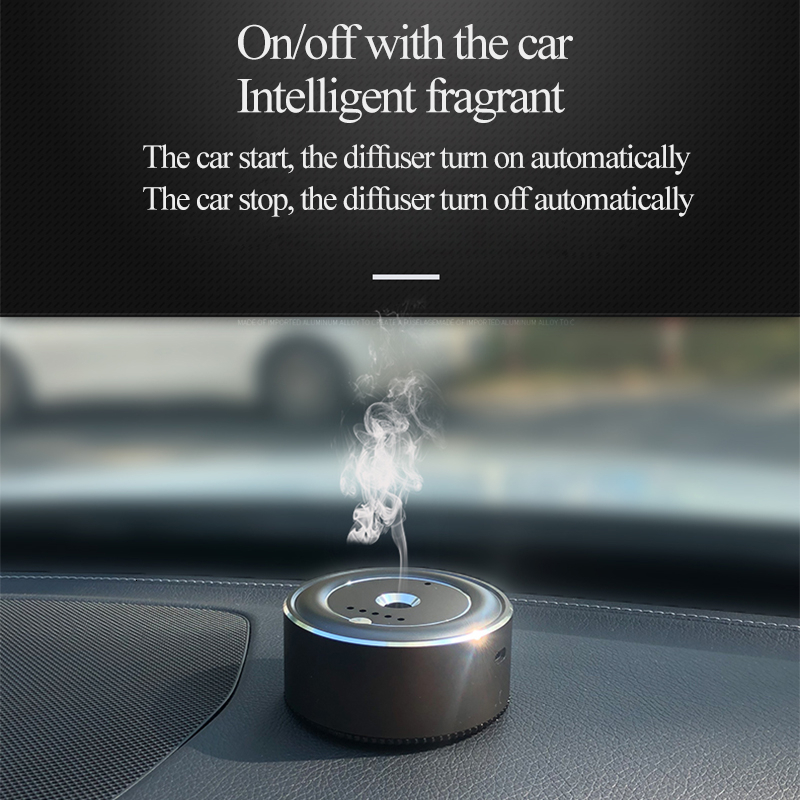 Essential Oils Diffusers Intelligent Car Scent Aroma hine USB Rechargeable Battery Oil Aromatherapy Fragrance Diffuser Air Freshener Switch with 22111
