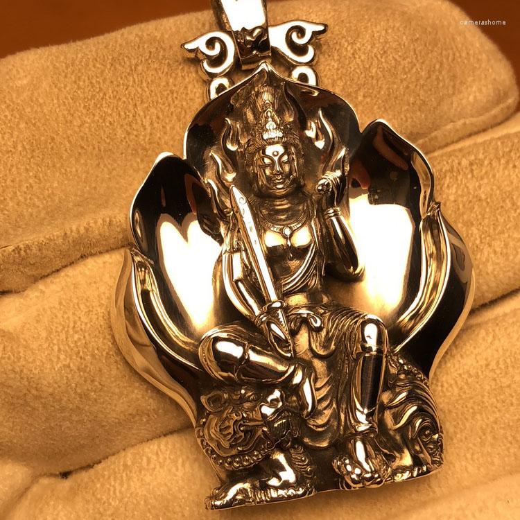 Pendant Necklaces XS Manjusri Bodhisattva Retro Pure Handmade Men's Tag Belongs To The 's Life Buddha Couple Pendants For
Pendant Necklaces XS Manjusri Bodhisattva Retro Pure Handmade Men's Tag Belongs To The 's Life Buddha Couple Pendants For