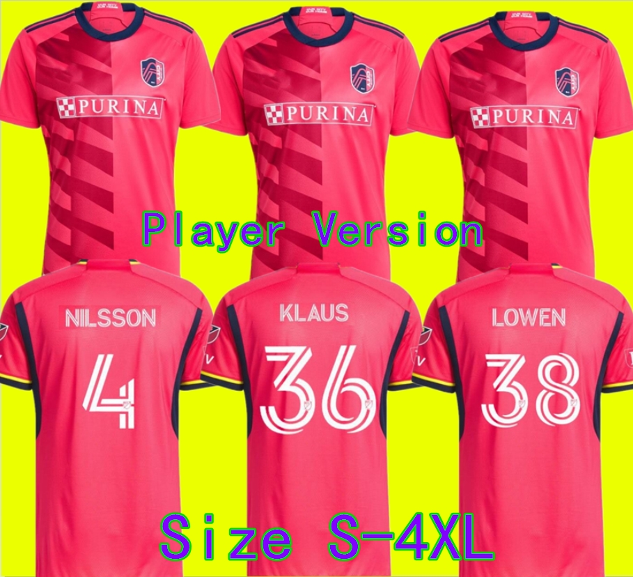 MLS 2023 St. L ouis City SOCCER JERSEYS NEW 2022 st Louis''RED' SC NILSSON 4 KLAUSS 36 NELSON GIOACCHINI VASSILEV BELL PIDRO FOOTBALL SHIRT 11111, 22-23 home
MLS 2023 St. L ouis City SOCCER JERSEYS NEW 2022 st Louis''RED' SC NILSSON 4 KLAUSS 36 NELSON GIOACCHINI VASSILEV BELL PIDRO FOOTBALL SHIRT 11111, 22-23 home