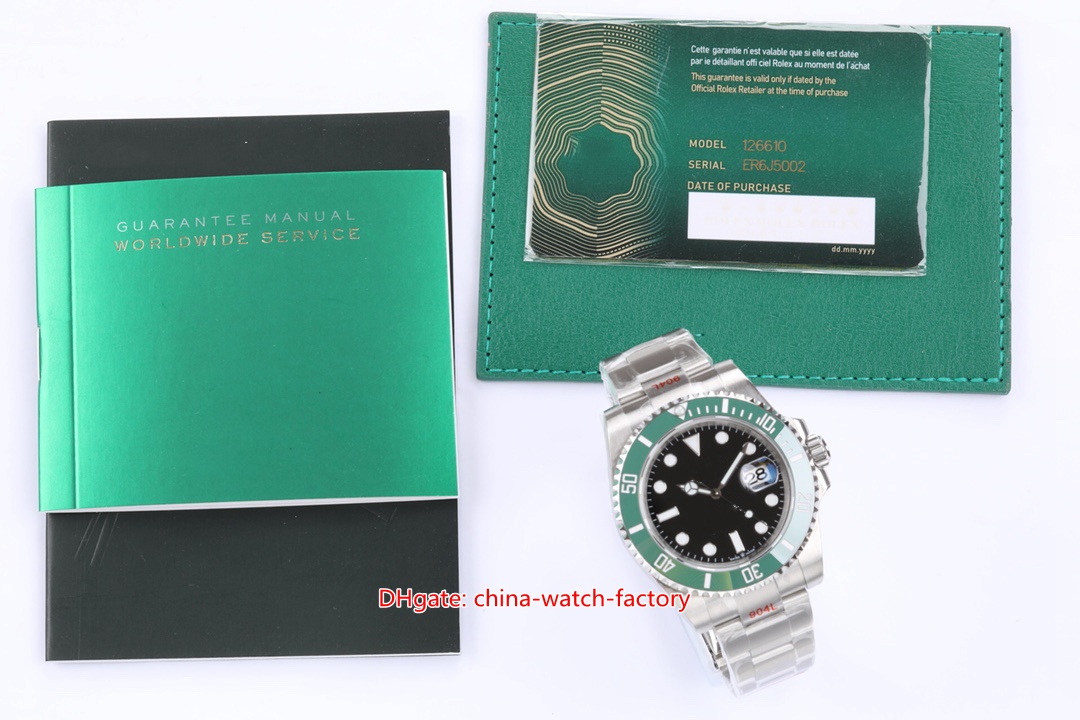 EW Factory Mens Watch Super Quality 41mm 126610 126613 126618 LumiNova Watches 904L Steel Ceramic Bezel CAL.3235 Movement Mechanical Automatic Men's Wristwatches