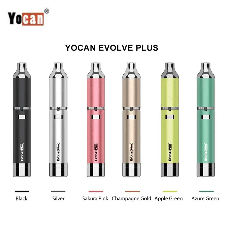 1pc Genuine Yocan Evolve Plus Dab Wax Vape Pen Kit 2020-Version E Cigarettes 1100mAh Battery Dry Herb Concentrate Atomizer with QDC Coils Herbal Wax Vaporizer, Mixed colors
1pc Genuine Yocan Evolve Plus Dab Wax Vape Pen Kit 2020-Version E Cigarettes 1100mAh Battery Dry Herb Concentrate Atomizer with QDC Coils Herbal Wax Vaporizer, Mixed colors