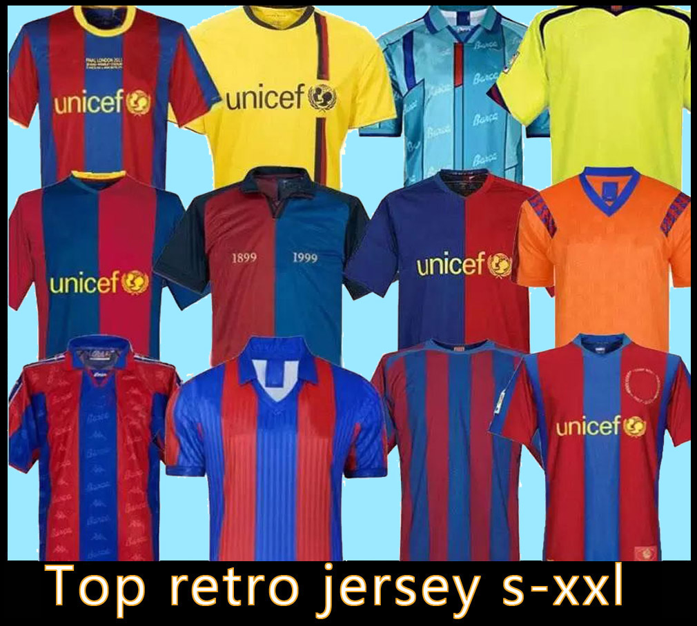 Retro Barcelona Soccer Jerseys Barca 07 08 09 10 11 Xavi Ronaldinho Ronaldo Rivaldo Guardiola Iniesta Finals Classic Maillot De Foot 1899, Black
Retro Barcelona Soccer Jerseys Barca 07 08 09 10 11 Xavi Ronaldinho Ronaldo Rivaldo Guardiola Iniesta Finals Classic Maillot De Foot 1899, Black