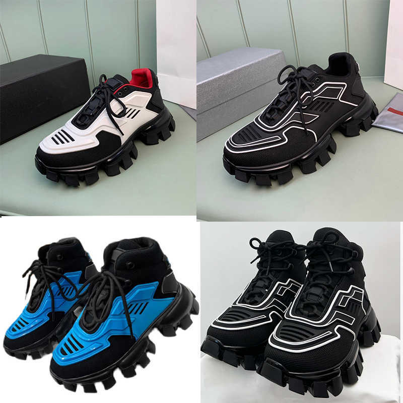 Cloudbust Prad Fashion Platform Thunder Sneakers for Men Women Technical Fabric Lace-up Rubber Trainers 3D eyestay Lightweight Sneaker men shoes, 13
Cloudbust Prad Fashion Platform Thunder Sneakers for Men Women Technical Fabric Lace-up Rubber Trainers 3D eyestay Lightweight Sneaker men shoes, 13