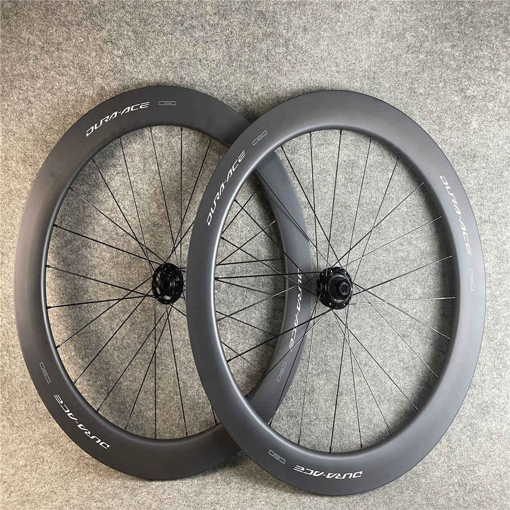 

Bike Wheels DURA ACE C60 Carbon road Wheelset Tubular Clincher 50mm 60mm 700C Wheels Glossy Matte 3k/ud ceramic bearing