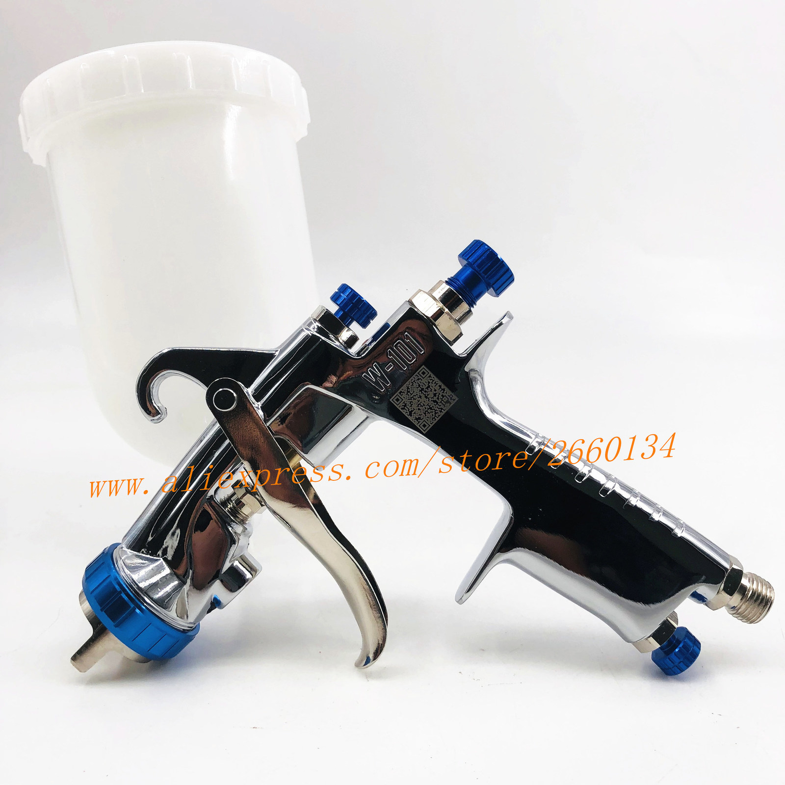 Spray Guns Paint W101 Air Hand Manual 1.3/1.5/1.8mm Japan Quality W-101 er 400CC Plastic Tank Airbrush 221118