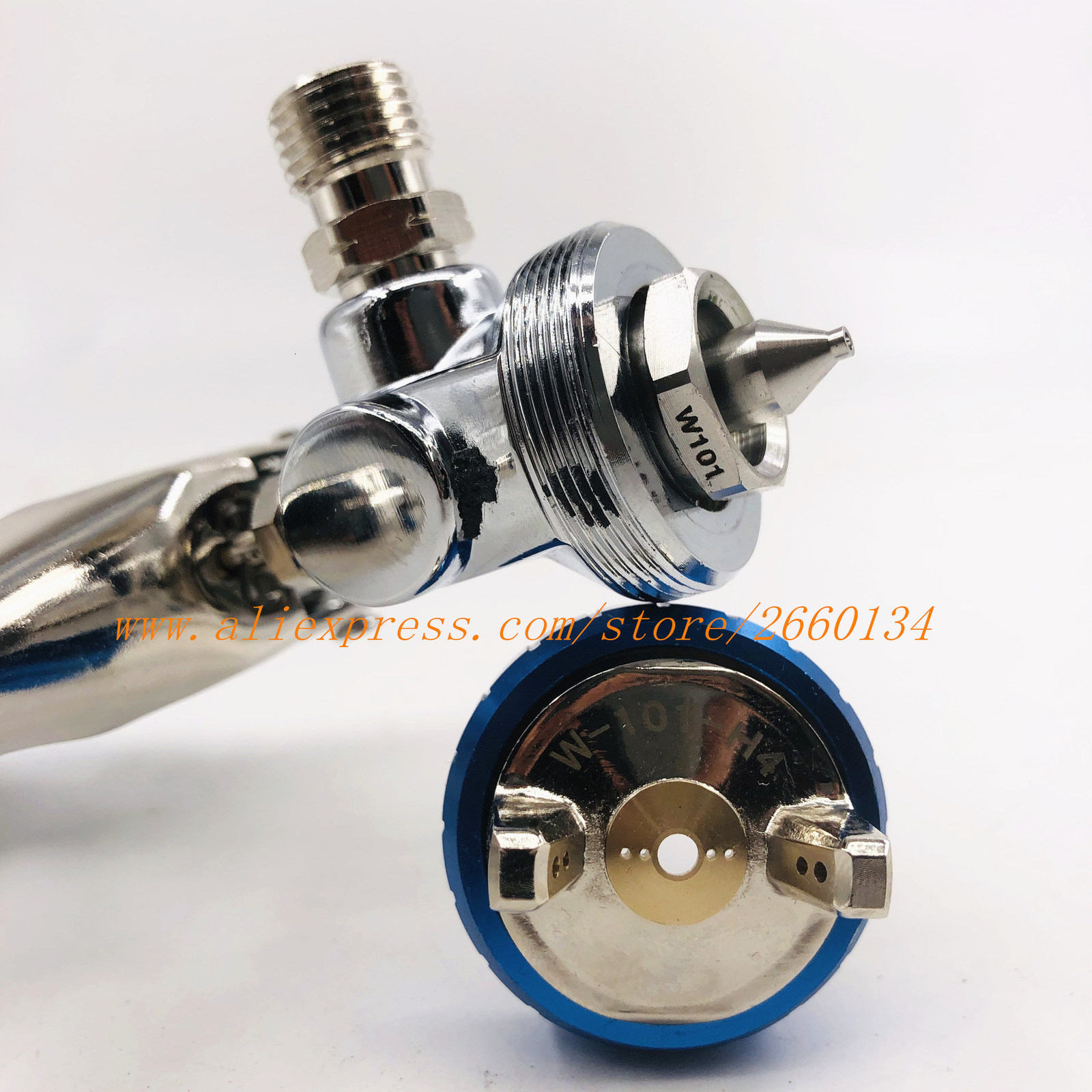 Spray Guns Paint W101 Air Hand Manual 1.3/1.5/1.8mm Japan Quality W-101 er 400CC Plastic Tank Airbrush 221118