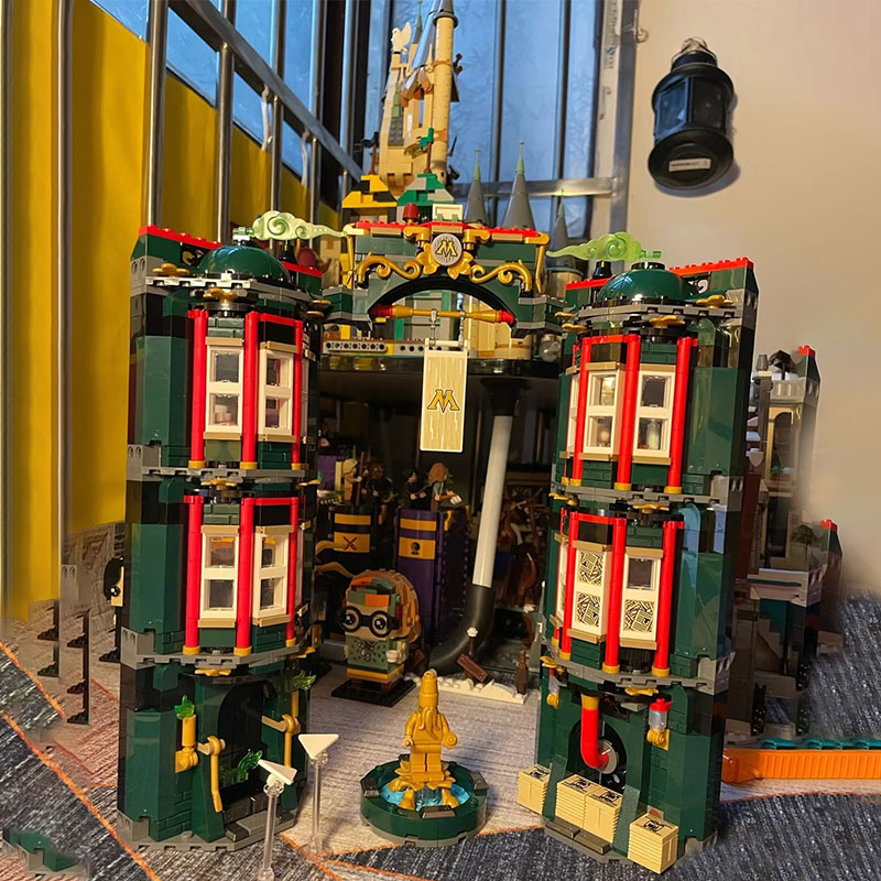 Block The Ministry of Magic Collection 12 Grimmauld Place Dumbledore's Office Hungarian Horntail Dragon Assembled Model Building Blocks Bricks Toys Compatible