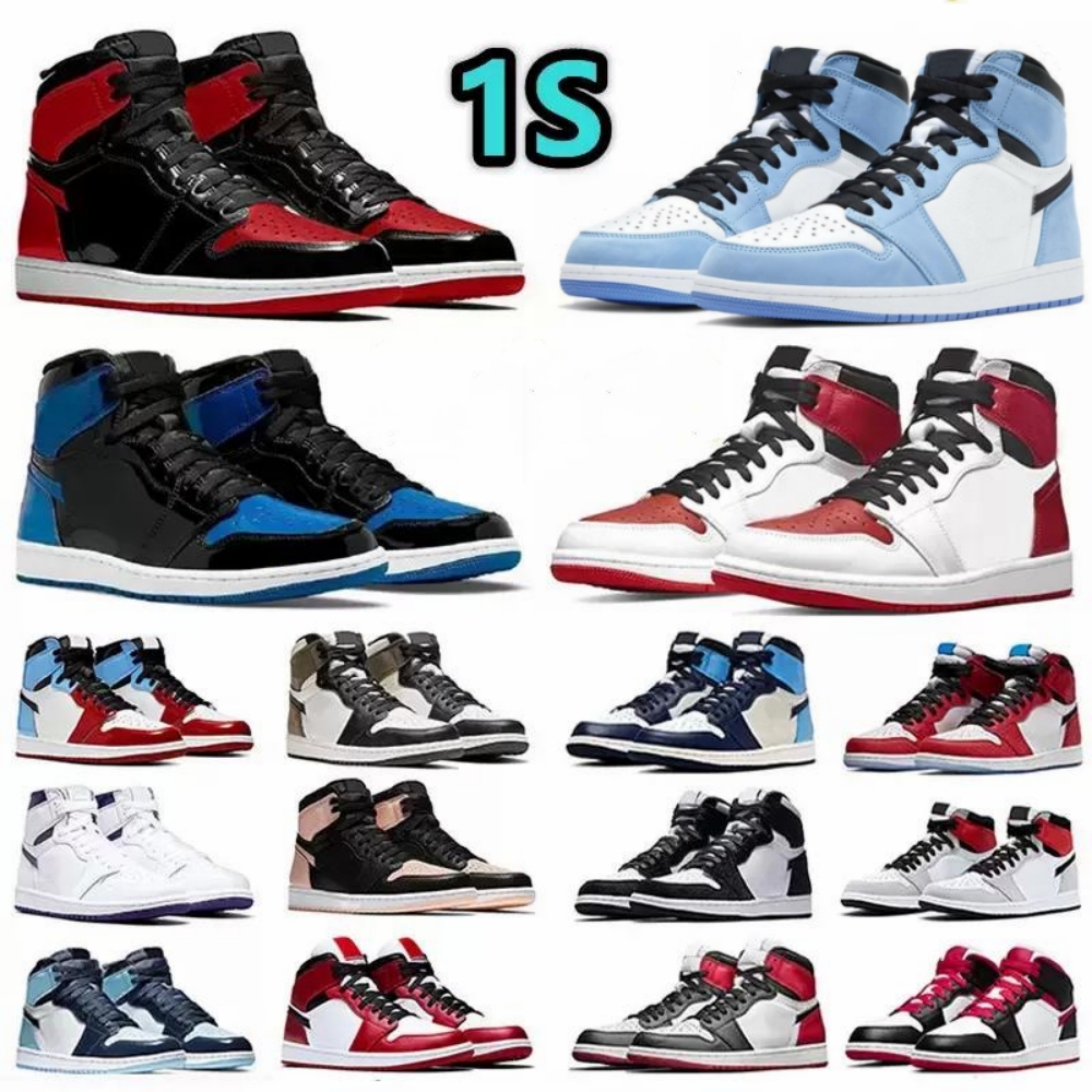 2022 Jumpman 1 1s Basketball Shoes Men Women Black White Heritage Bred Patent University Blue Hype Royal Dark Mocha Shadow Mens Trainer Sports Sneakers shoe size 36-46, 13
2022 Jumpman 1 1s Basketball Shoes Men Women Black White Heritage Bred Patent University Blue Hype Royal Dark Mocha Shadow Mens Trainer Sports Sneakers shoe size 36-46, 13