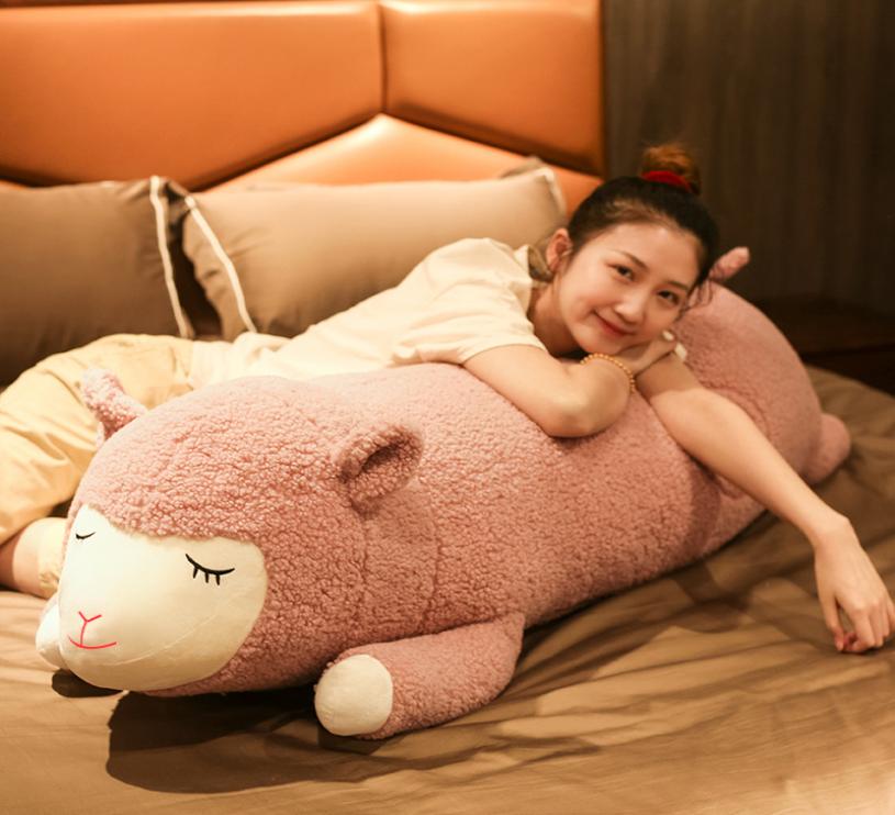 Kawaii Cartoon Alpaca doll Big Soft Animal Grass Mud Horse plush toy sleeping pillow Valentine039s Day gift Decoration 120cm 14, Pink model 2
Kawaii Cartoon Alpaca doll Big Soft Animal Grass Mud Horse plush toy sleeping pillow Valentine039s Day gift Decoration 120cm 14, Pink model 2