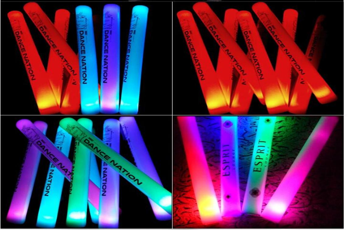 12 pcslot LED Foam Stick Colorful Flashing Batons 48cm Red Green Blue LightUp Stick Festival Party Decoration Concert Prop Bar1513136
12 pcslot LED Foam Stick Colorful Flashing Batons 48cm Red Green Blue LightUp Stick Festival Party Decoration Concert Prop Bar1513136